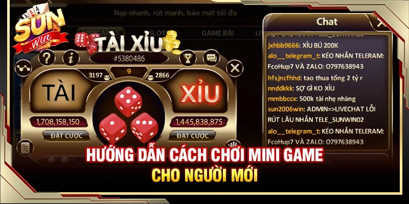 Hướng dẫn cách chơi mini game cho người mới